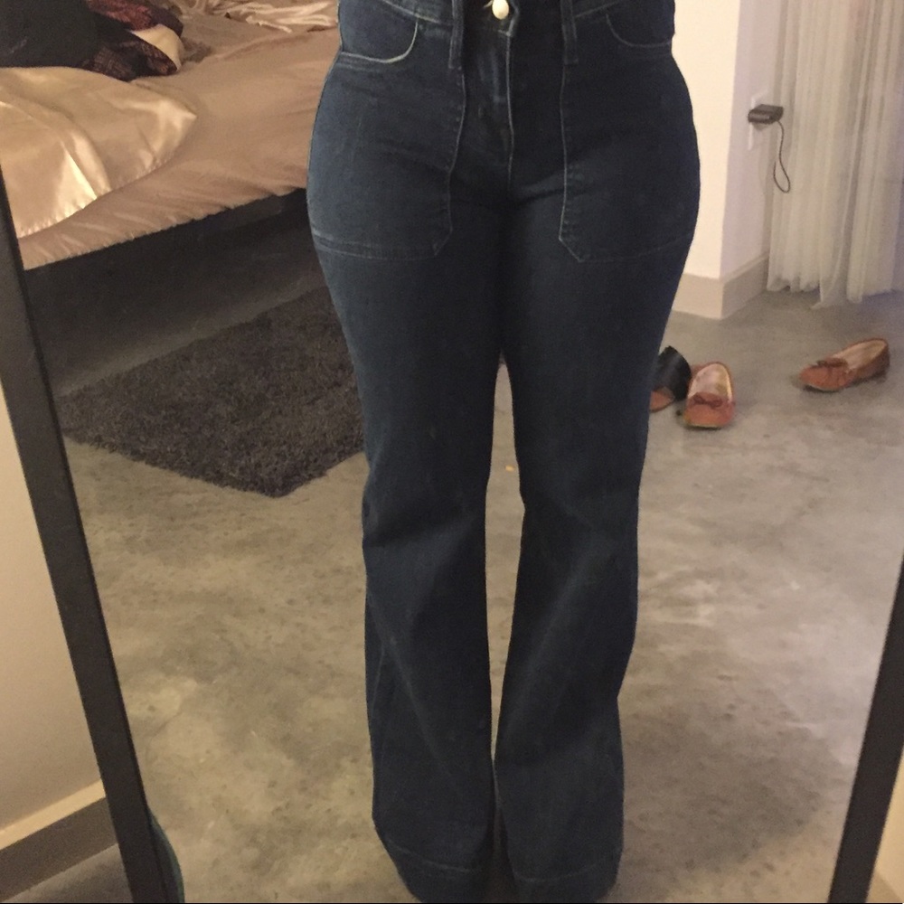 70s wide leg pants size 0/25